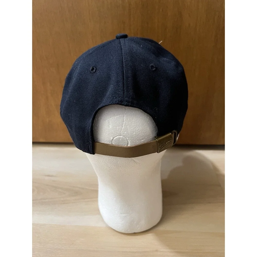 Notre Dame Fighting Irish Faux‎ Leather Strap Hat Made In USA Classic Sportswear